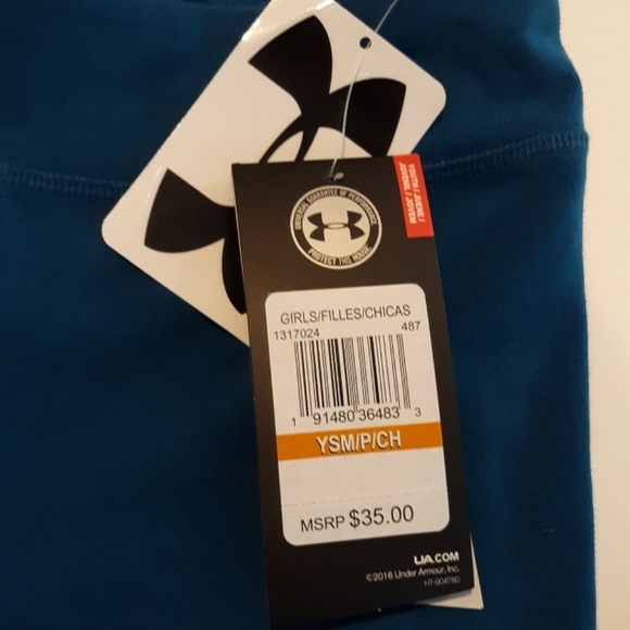 Nwt Under Armour YS Leggings - Picture 4 of 6